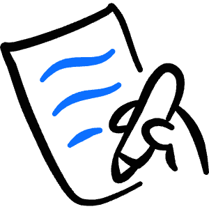 Content Write Icon from Freehand Duotone - Free Set