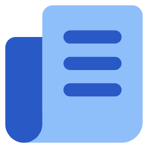 Documentation Newsletter Icon from Core Flat Set