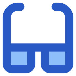 Glasses Icon from Core Flat Set