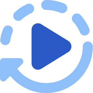 Auto Play Icon from Core Flat Set