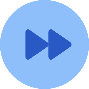 Button Fast Forward Circle 1 Icon from Core Flat Set