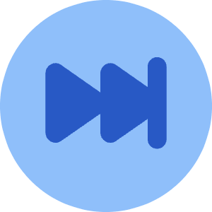 Button Fast Forward Circle 2 Icon from Core Flat Set