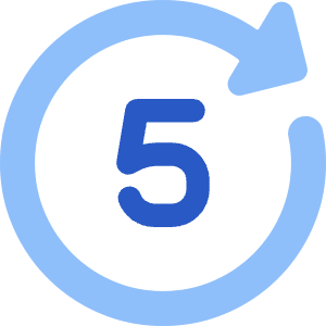 Button Go Forward 5 Icon from Core Flat Set