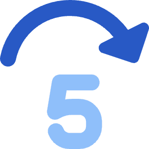 Button Jump Forward 5 Icon from Core Flat Set