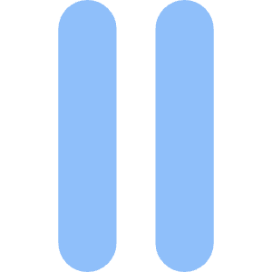 Button Pause 1 Icon from Core Flat Set