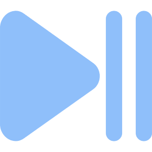 Button Play Pause Icon from Core Flat Set