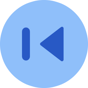 Button Previous Circle Icon from Core Flat Set
