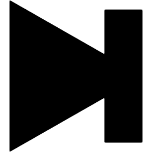 Skip Forward Icon from Block – Free Set