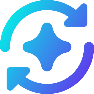 Ai Redo Spark Icon from Core Gradient - Free Set