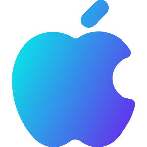 Apple Icon from Core Gradient - Free Set