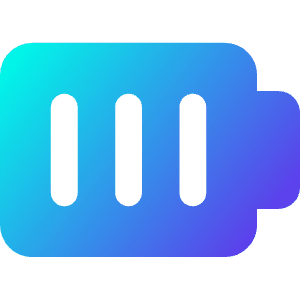 Battery Full 1 Icon from Core Gradient - Free Set