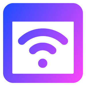 Browser Wifi Icon from Core Gradient - Free Set