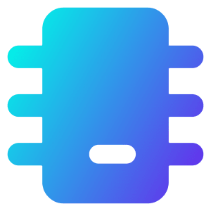Computer Chip 2 Icon from Core Gradient - Free Set
