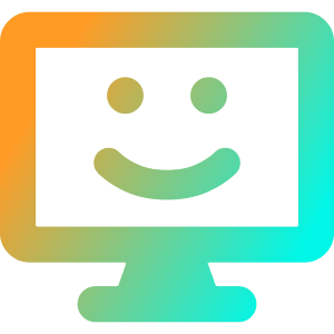 Desktop Emoji Icon from Core Gradient - Free Set