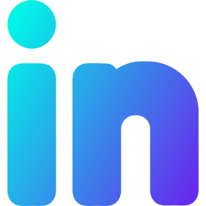 Linkedin Icon from Core Gradient - Free Set