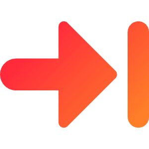 Next Icon from Core Gradient - Free Set