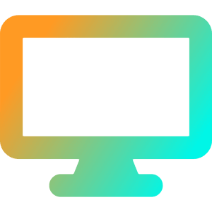 Screen 1 Icon from Core Gradient - Free Set