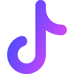 Tiktok Icon from Core Gradient - Free Set