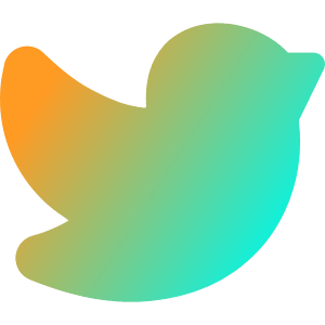 Twitter Icon from Core Gradient - Free Set