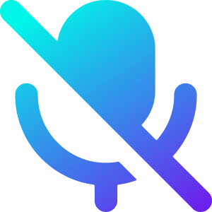 Voice Mail Off Icon from Core Gradient - Free Set