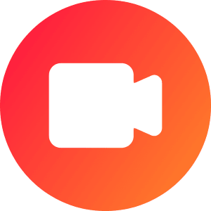Webcam Video Circle Icon from Core Gradient - Free Set