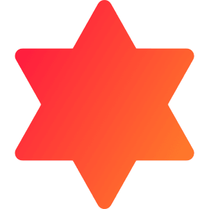 Hexagram Icon from Core Gradient - Free Set