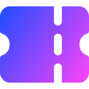 Ticket 2 Icon from Core Gradient - Free Set