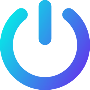 Button Power 1 Icon from Core Gradient - Free Set