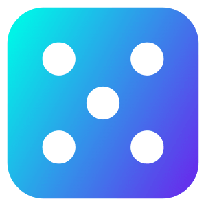 Dice 5 Icon from Core Gradient - Free Set
