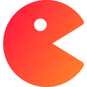 Pacman Icon from Core Gradient - Free Set