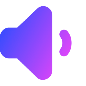 Volume Level Low Icon from Core Gradient - Free Set