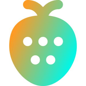 Strawberry Icon from Core Gradient - Free Set