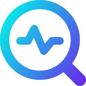 Heart Rate Search Icon from Core Gradient - Free Set