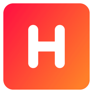 Hospital Sign Square Icon from Core Gradient - Free Set
