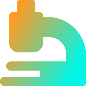 Microscope Observation Sciene Icon from Core Gradient - Free Set