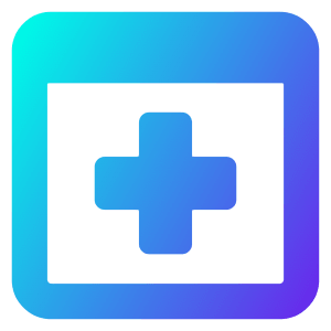 Online Medical Web Service Icon from Core Gradient - Free Set