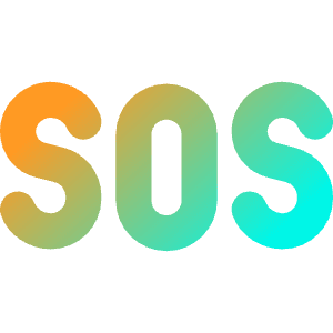 Sos Help Emergency Sign Icon from Core Gradient - Free Set