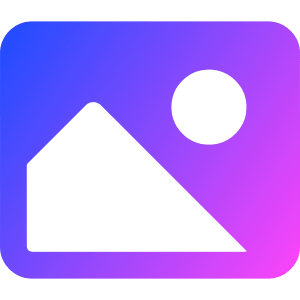 Orientation Landscape Icon from Core Gradient - Free Set