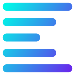Align Left 1 Icon from Core Gradient - Free Set