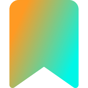 Bookmark 1 Icon from Core Gradient - Free Set