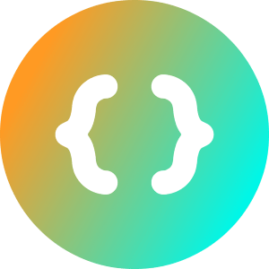 Braces Circle Icon from Core Gradient - Free Set