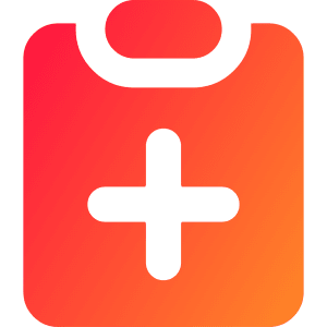 Clipboard Add Icon from Core Gradient - Free Set