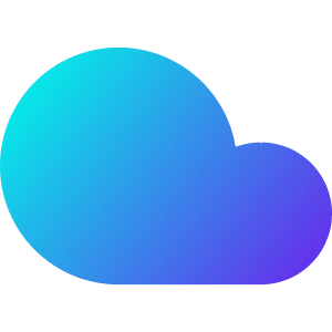 Cloud Icon from Core Gradient - Free Set