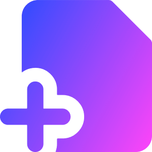 File Add Alternate Icon from Core Gradient - Free Set