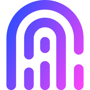 Fingerprint 1 Icon from Core Gradient - Free Set