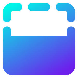 Flip Vertical Square 2 Icon from Core Gradient - Free Set