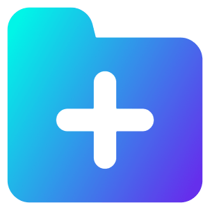 Folder Add Icon from Core Gradient - Free Set
