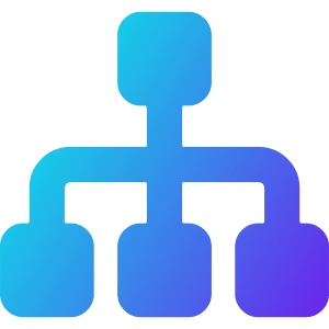 Hierarchy 2 Icon from Core Gradient - Free Set