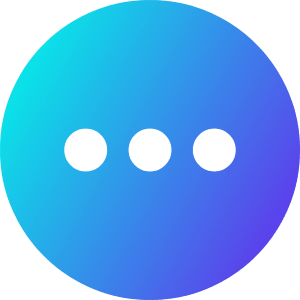 Horizontal Menu Circle Icon from Core Gradient - Free Set