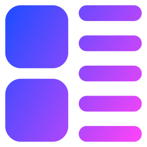 Insert Side Icon from Core Gradient - Free Set